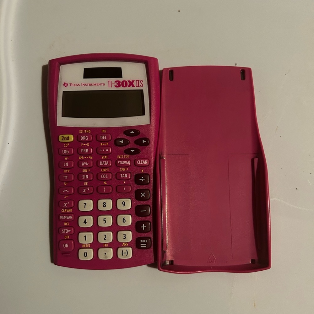 Texas Instruments TI-30X IIS Solar Scientific Calculator Blue w/‎ Cover ACT/SAT!